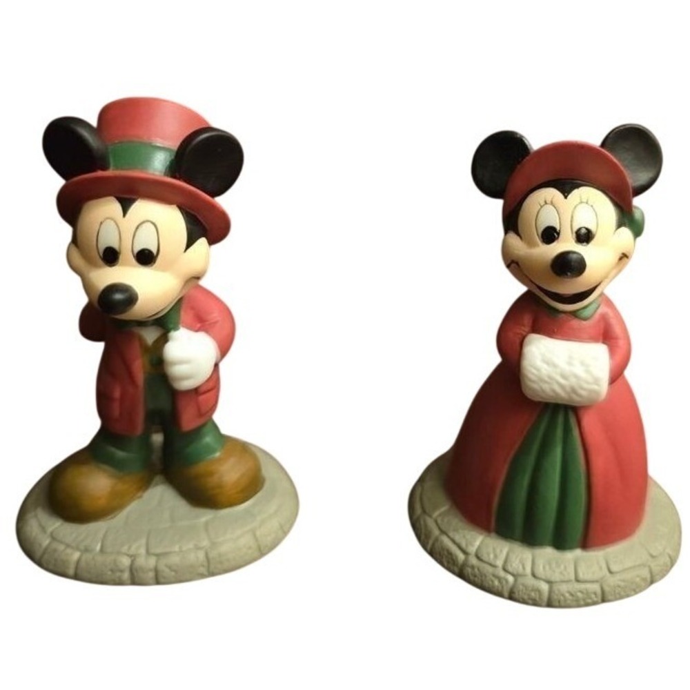 "MICKEY & MINNIE" Department 56 Heritage Village Disney Parks Series MINT!